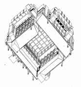 pict 50 * 50. Franciscan Sisters teaching convent for novices - L. Marques (Maputo) & Llanguene - axonometric * 1009 x 1086 * (47KB)